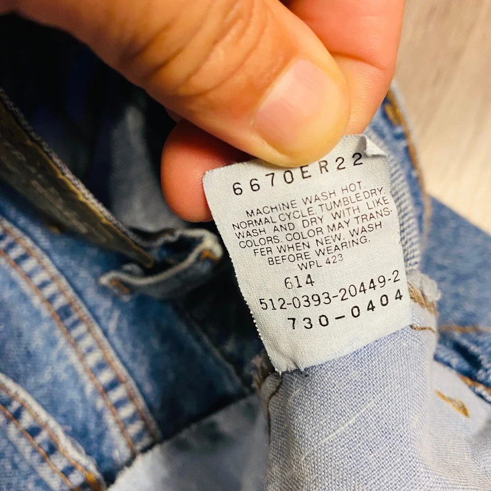 Vintage Levis Extremely Big Jean Baggy Wide Leg Light Wash Denim USA Mens 29x31